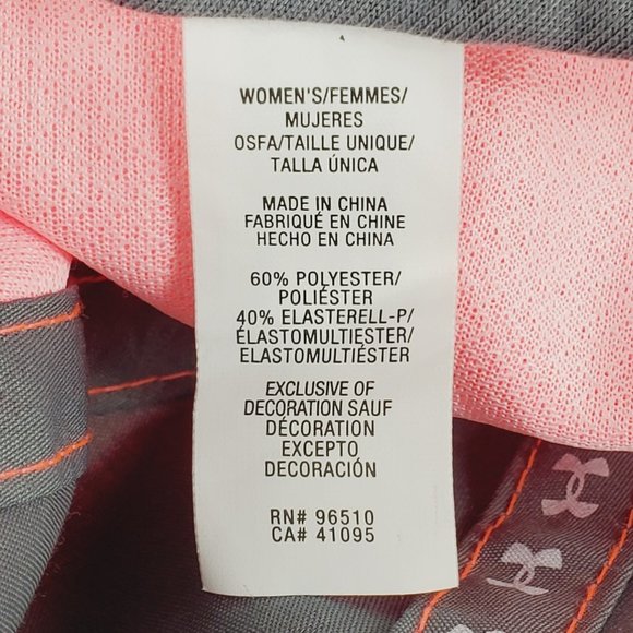 NWOT Under Armour Pink Microthread Twist Renegade Women’s Cap 1306297 - Picture 8 of 11